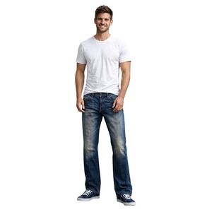 Diesel New Fanker Regular Slim Bootcut Jeans Mens 31x32 Blue Wash‎ Distressed